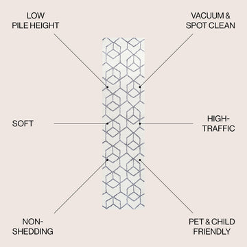 Tumbling Blocks Modern Geometric Area Rug 2